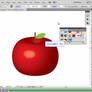 make 3d apple in illustrator