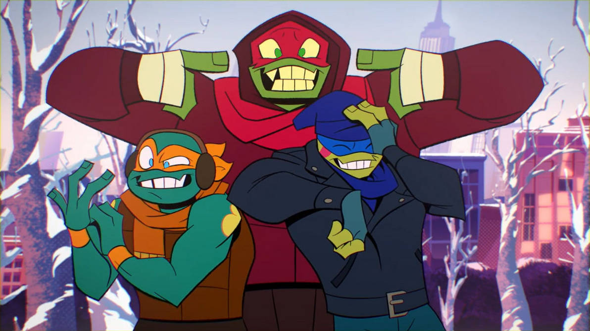 Snow Day Rottmnt Raph Rottmn screenshot remake Snow Day by KappaTurtleGirl on DeviantArt