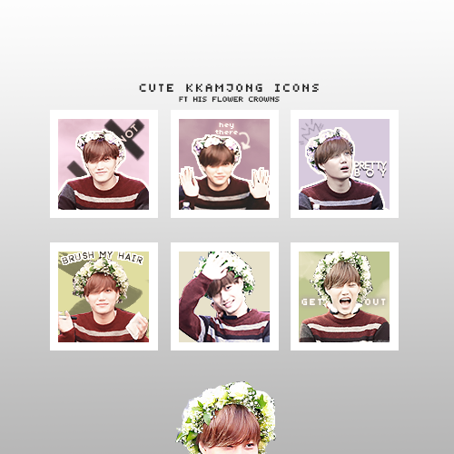 Cute KkamJong Icons