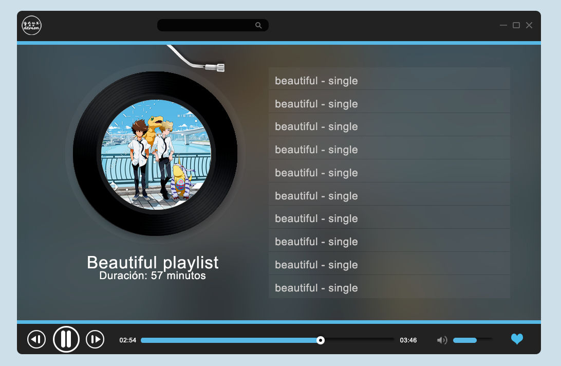 Music Player Playlist Template by LittleMirr on DeviantArt Music Player Playlist Template by LittleMirr on DeviantArt