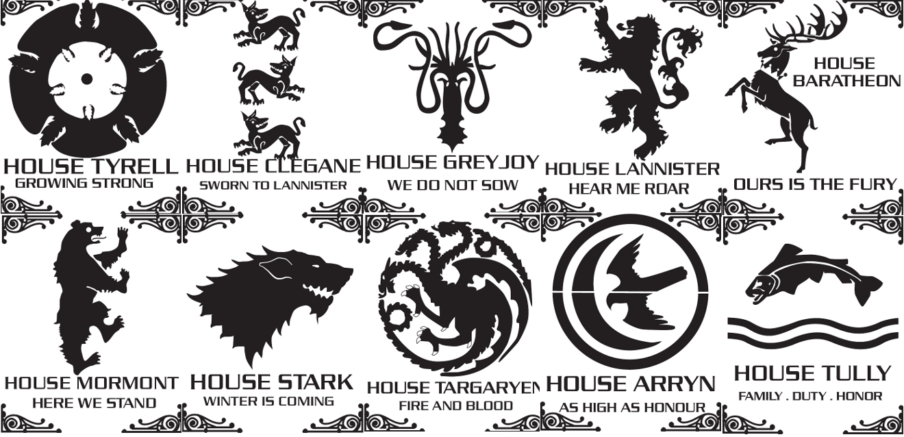 Game of Thrones Targaryen Logo Vector Graphic 