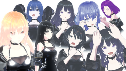 Anime Baddie FREE 3d Model Download BLender