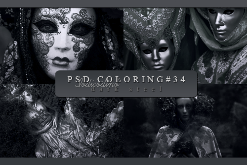 Psd Coloring 34: Dark Steel