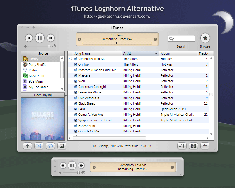 iTunes Longhorn Alternative