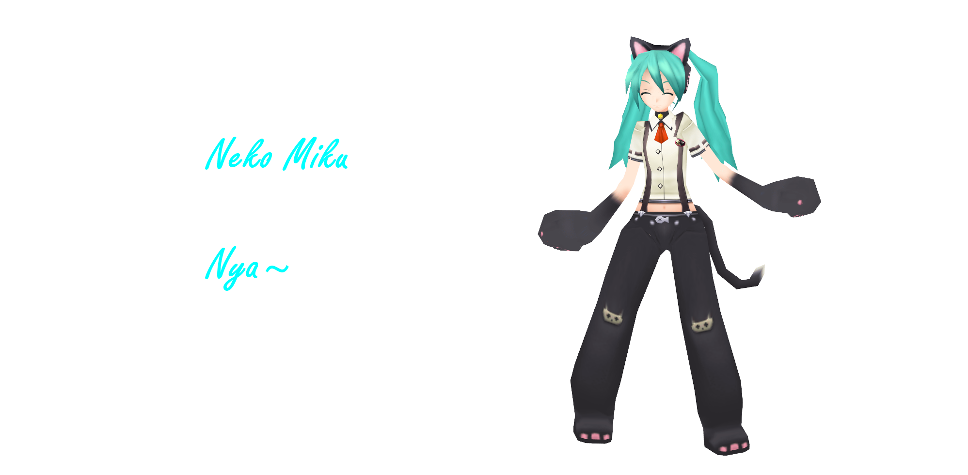 MMD Newcomer Neko Miku DL by NinaHiraku on DeviantArt