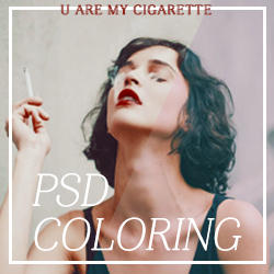 // coloring // U are my cigarette //