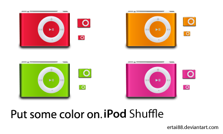 Colored iPod Shuffle