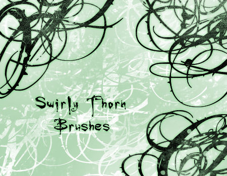 Swirly Thorn Brushes