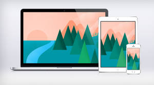 Google I/O Landscape Wallpaper Material Design