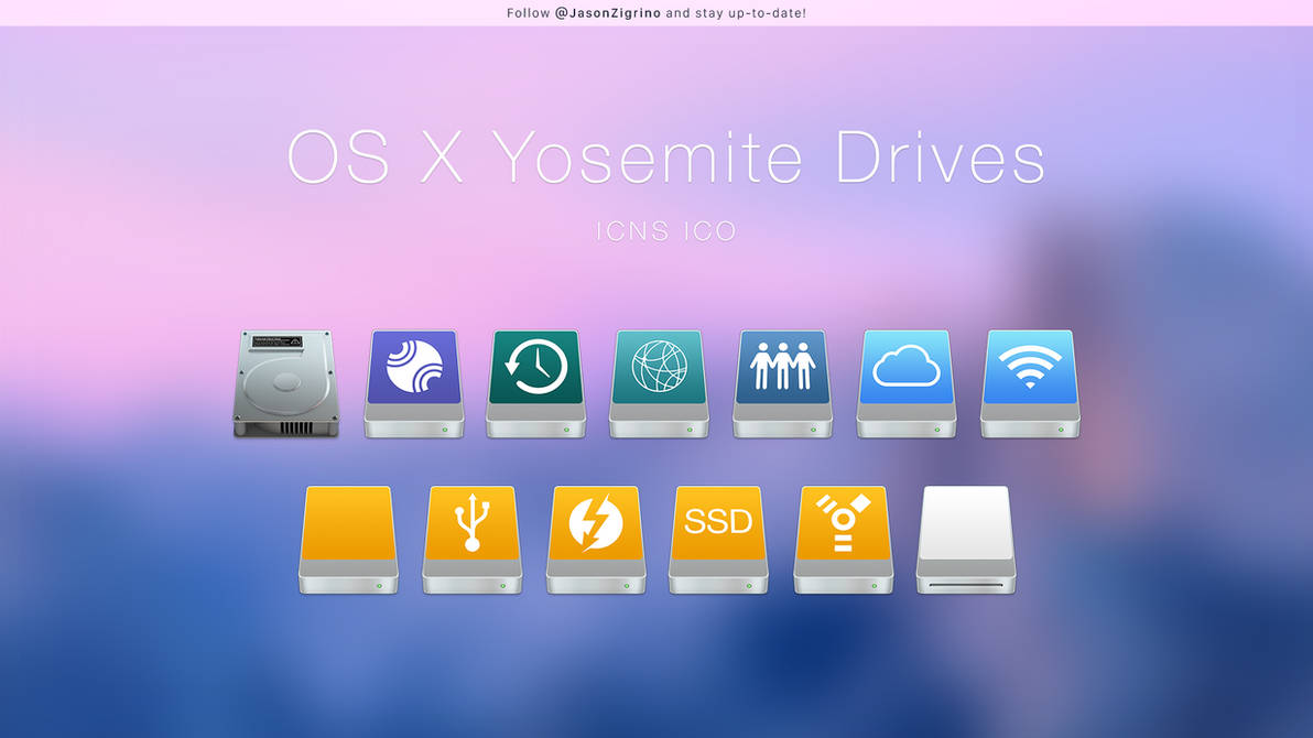 OS X Yosemite Drives by JasonZigrino