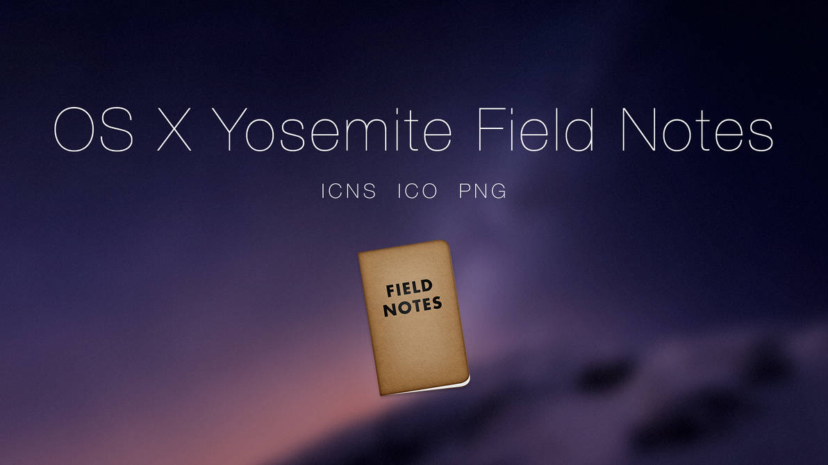 OS X Yosemite Field Notes App by JasonZigrino on DeviantArt