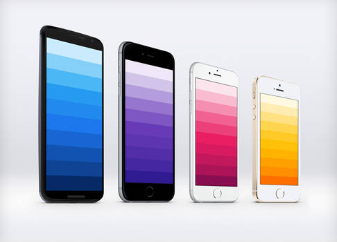 Material Design Color Palette Wallpapers by JasonZigrino