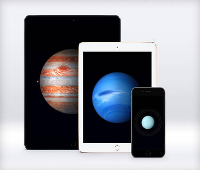 Apple Planets Wallpapers
