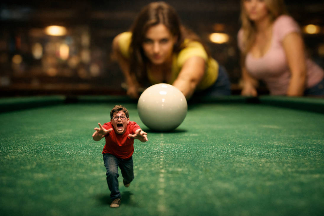 Cue Ball - Giantess / Tiny Guy Video Clip by TheTinyDude1 on DeviantArt