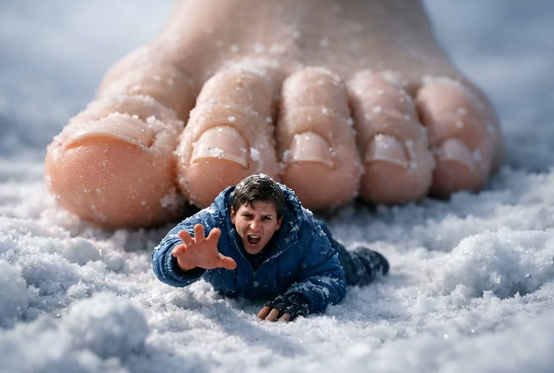 A Foot Of Snow - Giantess / Tiny Guy Video Clip by TheTinyDude1 on ...