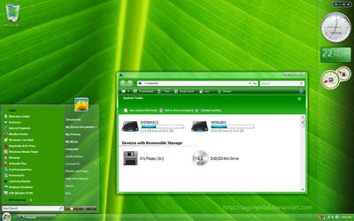 Vista Live Green for XP by sagorpirbd