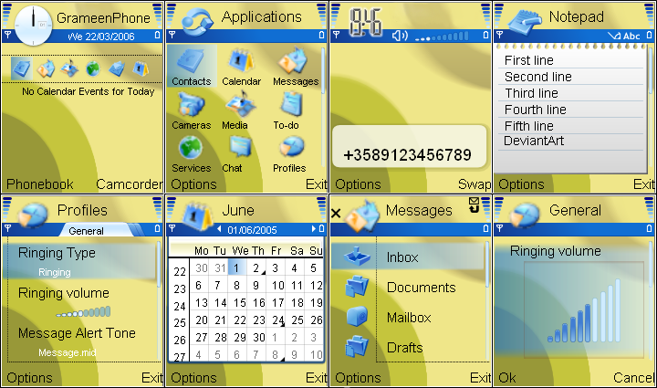 Shiny Green Theme for Nokia