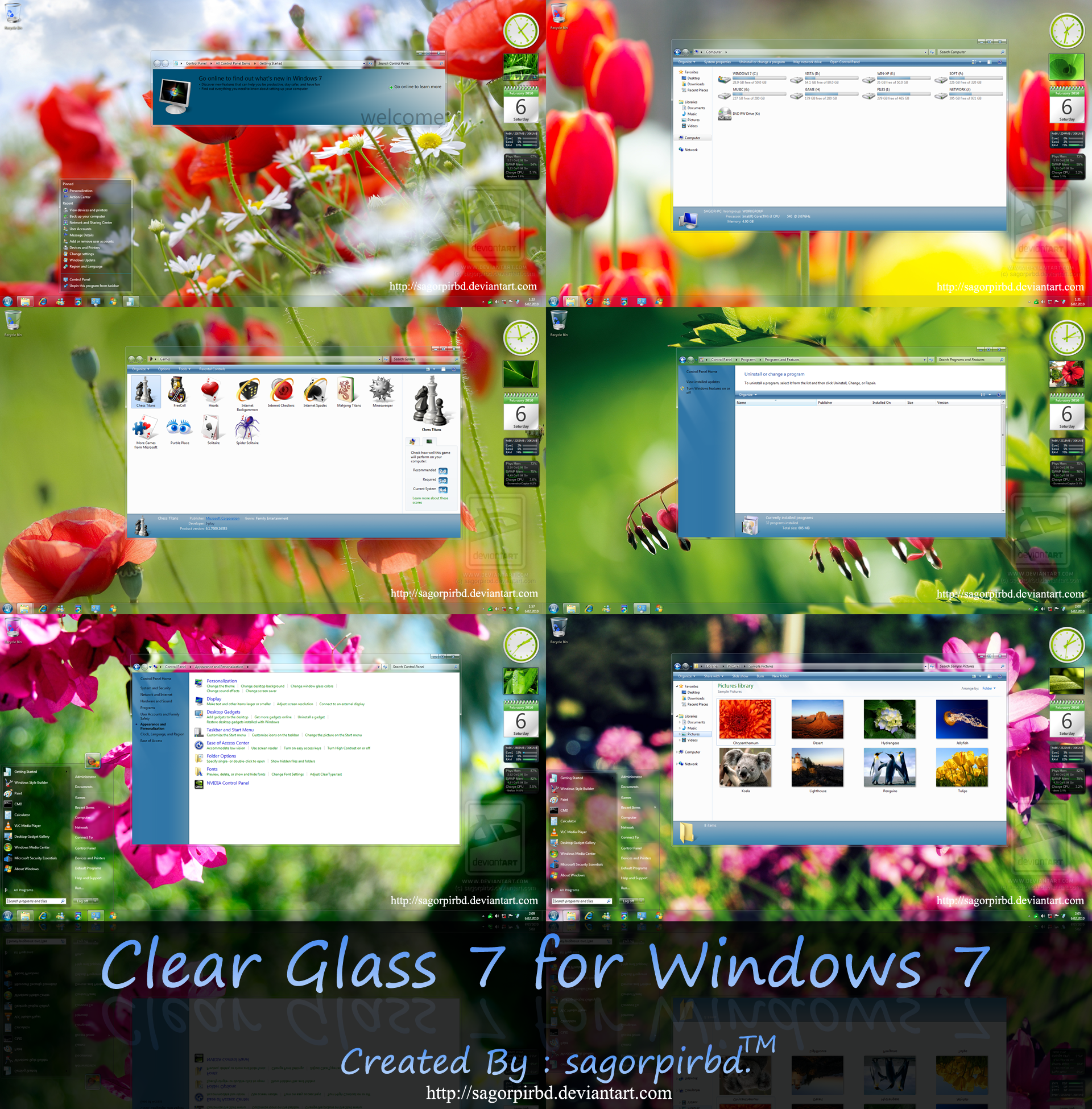 Clear Glass 7 for Windows 7