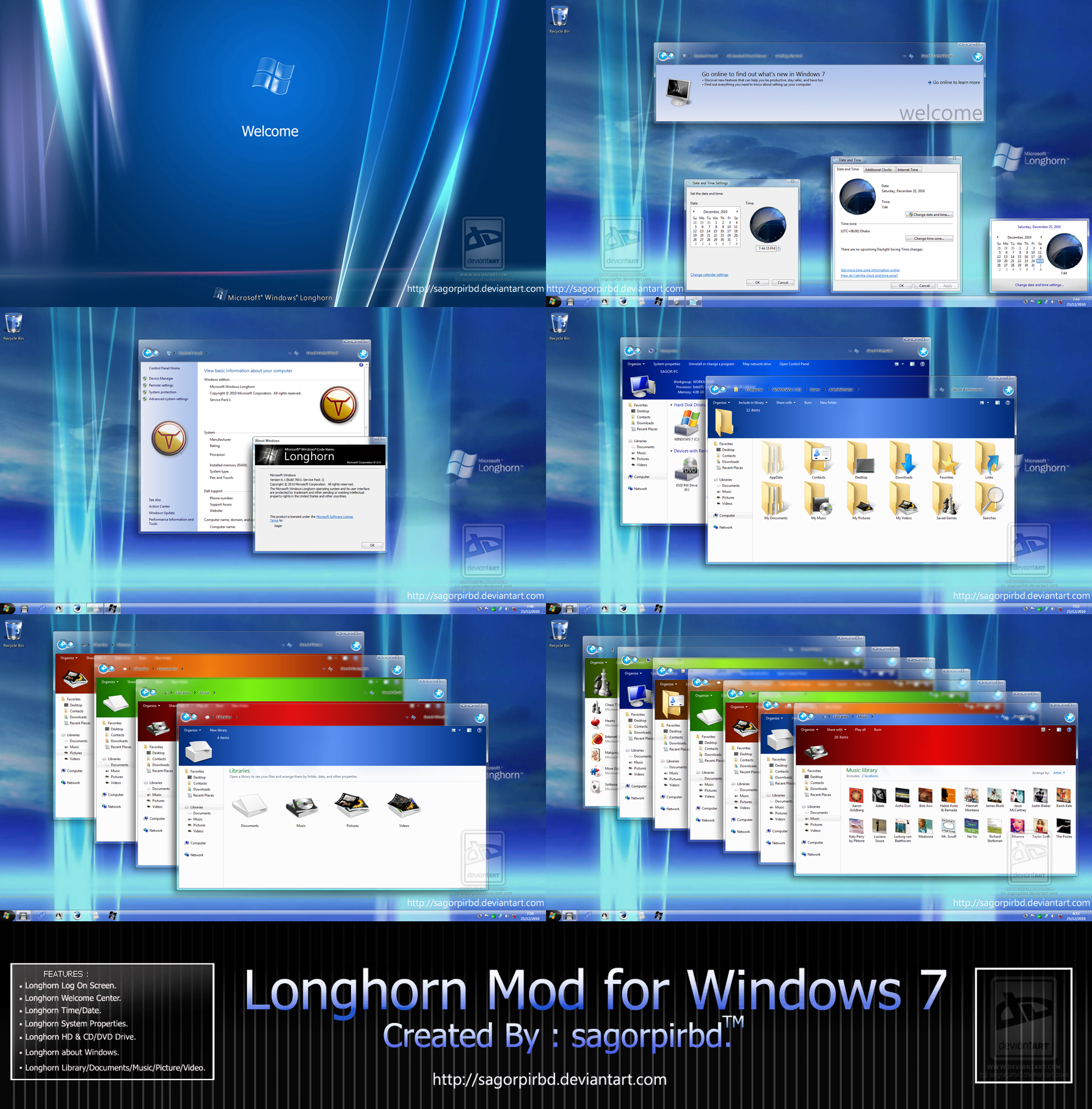 Longhorn Mod for Windows 7