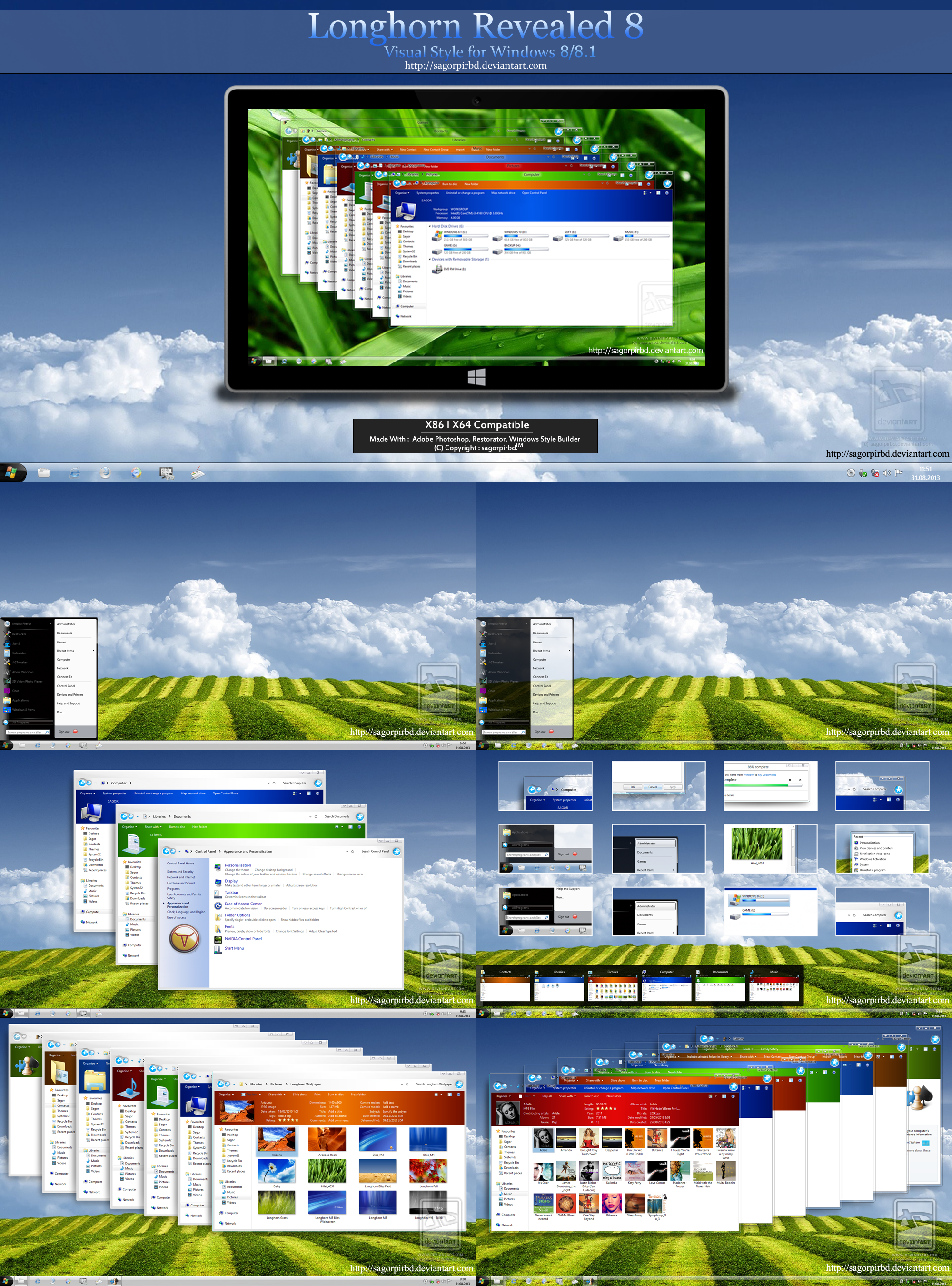 Longhorn Revealed 8 Vs For Win 881 By Sagorpirbd On Deviantart