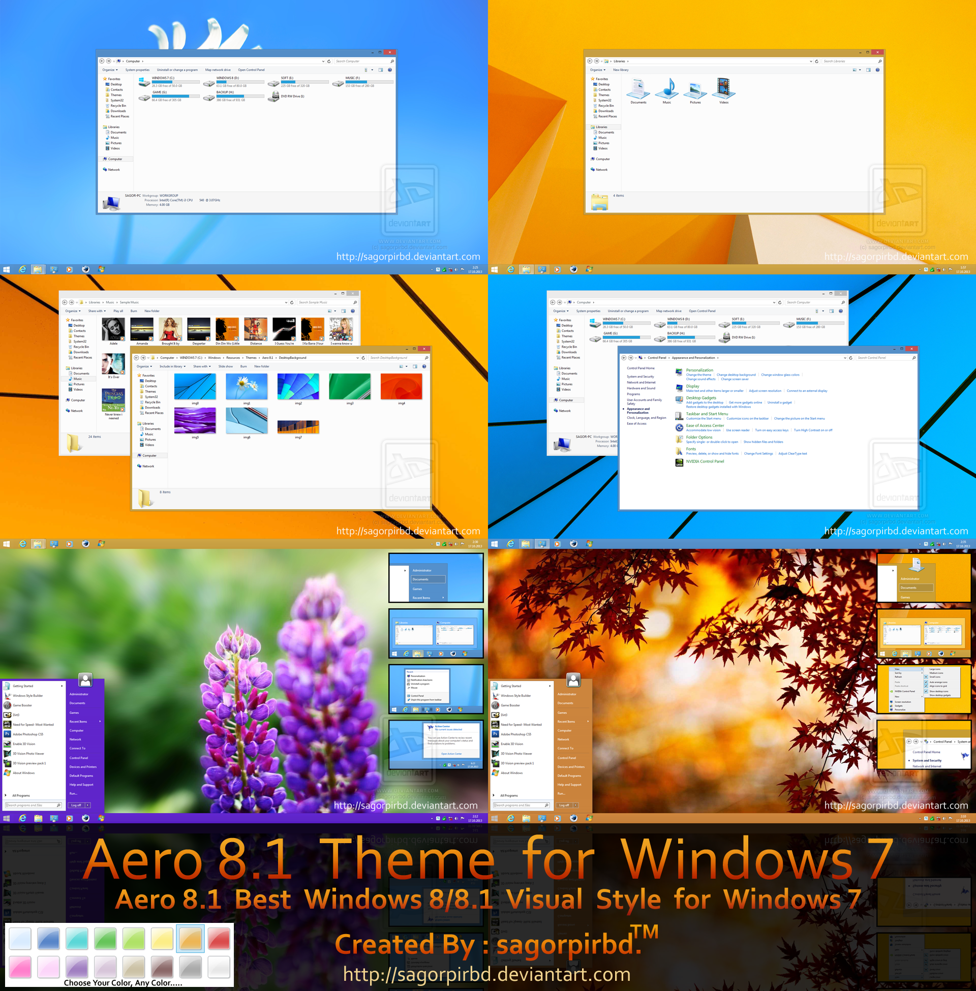 Aero 8/8.1 Theme for Win 7