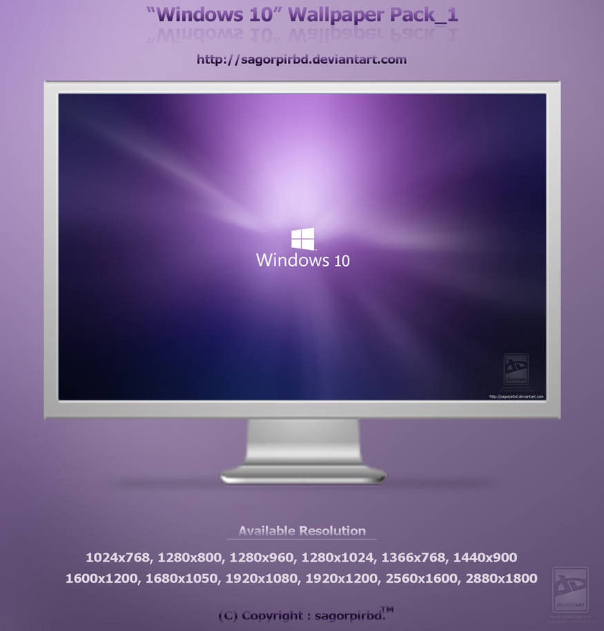 Windows 10 Wallpaper Pack 1 Skin Pack Theme For Windows 10