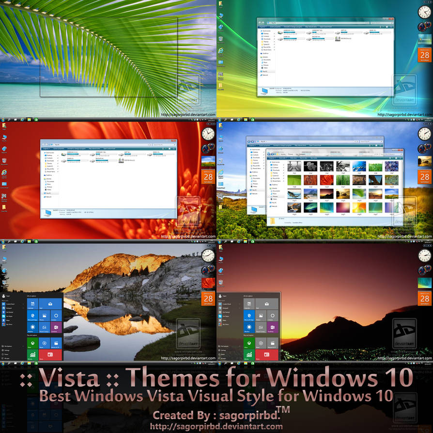 Vista Themes Final for Win10