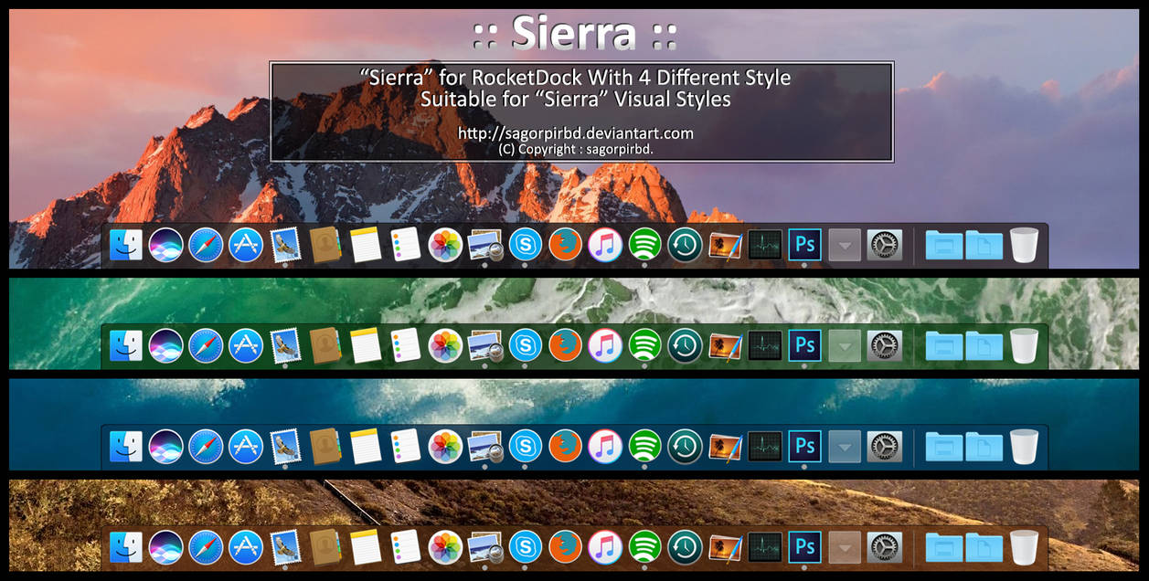 :: Sierra :: for RocketDock by sagorpirbd on DeviantArt