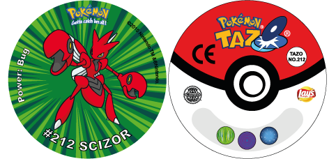 212 Scizor Pokemon Tazos Vector Drawing by tekserkan on DeviantArt