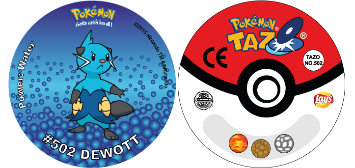 502 Dewott Pokemon Tazos Vector Drawing by tekserkan on DeviantArt