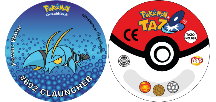 692 Clauncher Pokemon Tazos Vector Drawing by tekserkan on DeviantArt