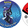 788 Tapu Fini Pokemon Tazos Vector Drawing