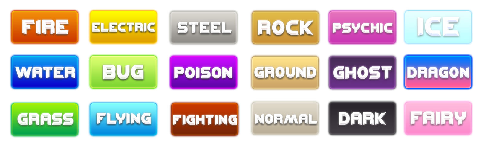Free To Use Pokemon Type Icons Template By Ermineleader On Deviantart