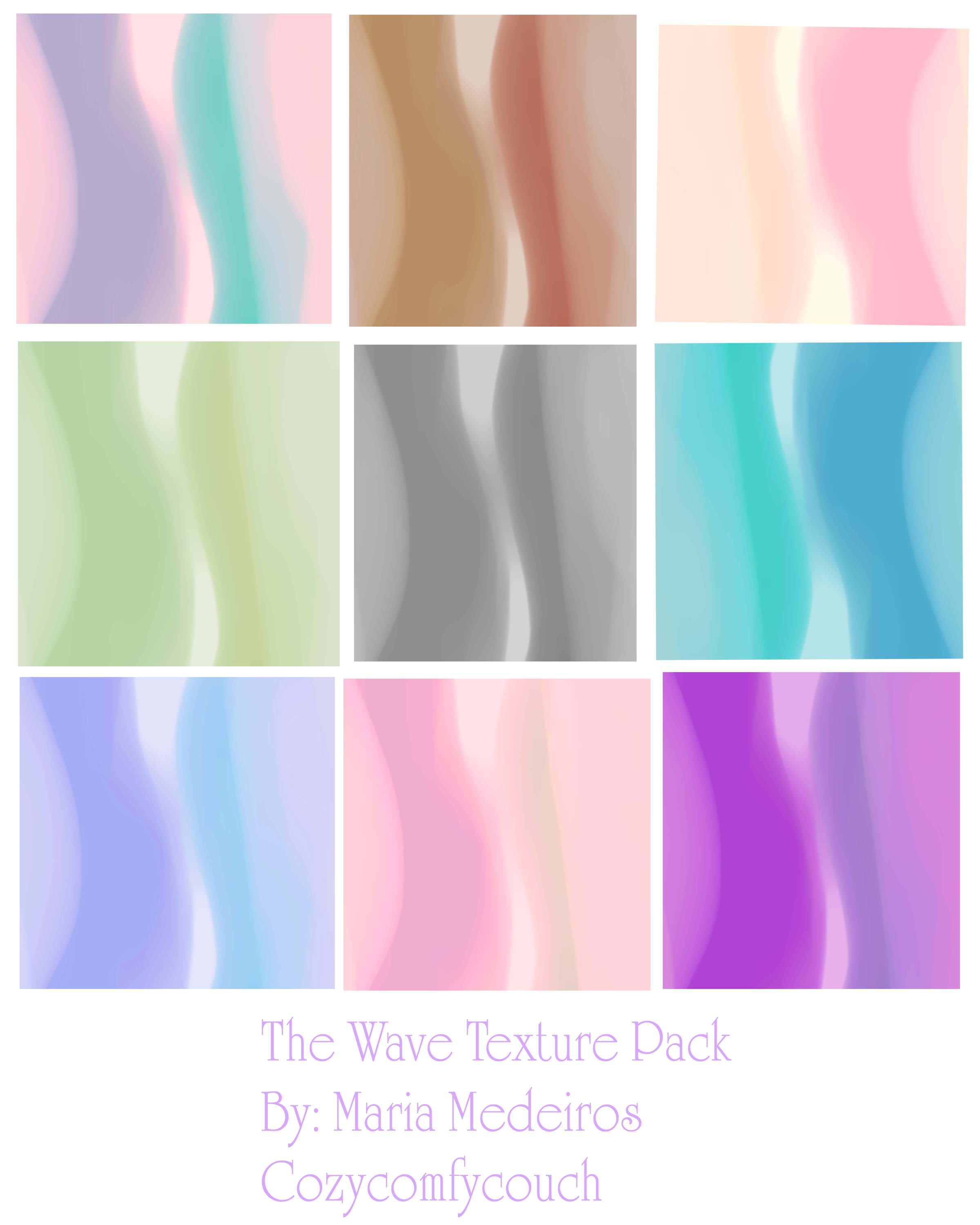 The Wave Texture Pack by CozyComfyCouch on DeviantArt