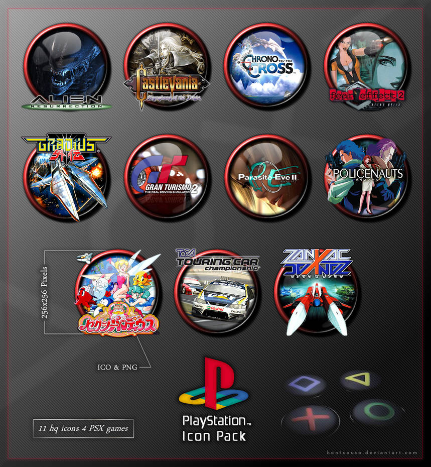 PlayStation Icon Pack by kontxouso on DeviantArt