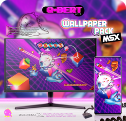 Q*bert - Wallpaper Pack MSX