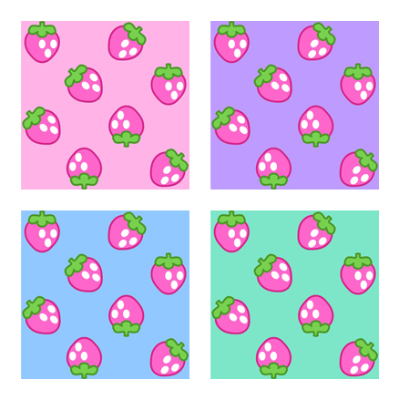 Strawberry Pattern - Stock