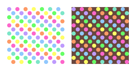Polkadot Rainbow Pattern-Stock