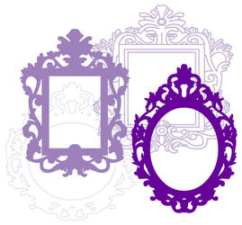 Rococo Frames - Stock