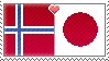 APH Norway x Japan Stamp