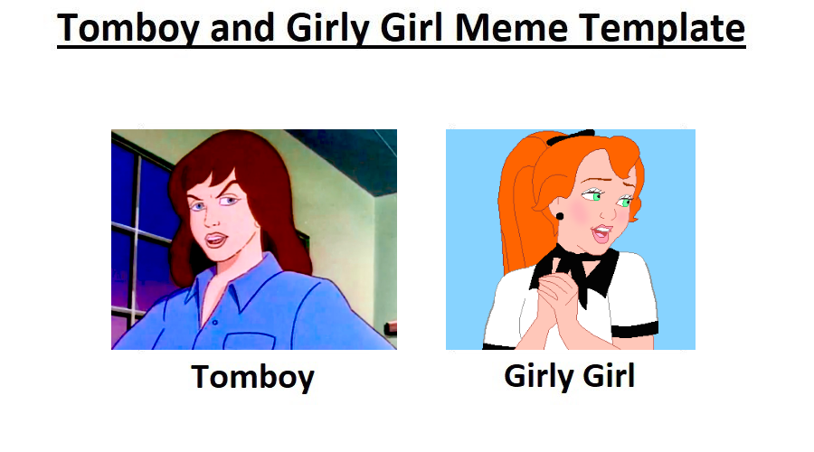 Tomboy and girly-girl - Charley and Ginger by IrishWhoGirl on DeviantArt