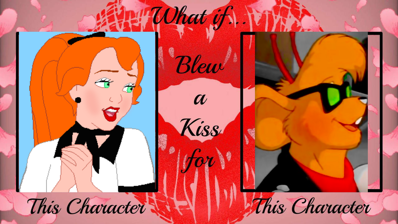 Ginger blows a kiss for Throttle by IrishWhoGirl on DeviantArt