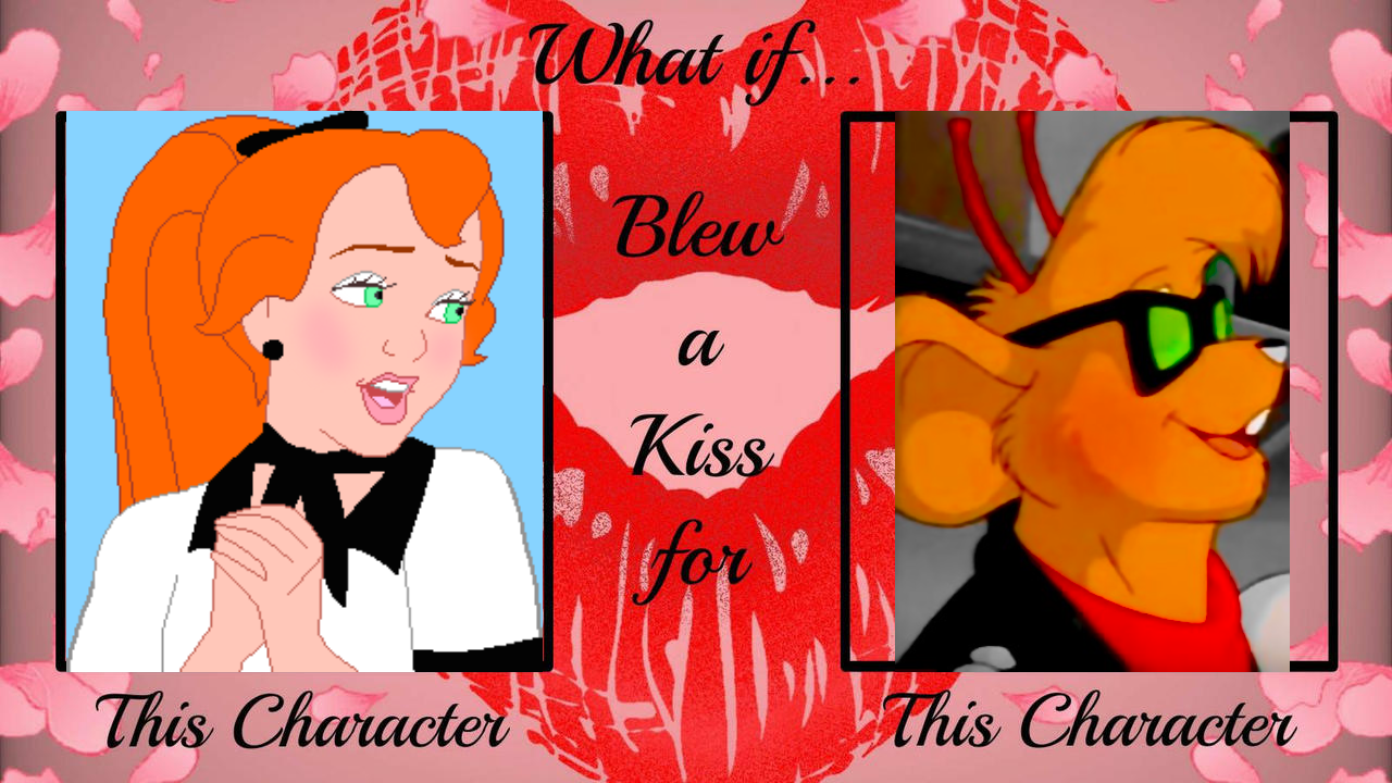 Ginger blows a kiss for Throttle by IrishWhoGirl on DeviantArt