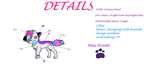 Dreams Fursona Design and details!