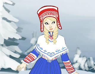 Folkloric Dress Up Doll Game