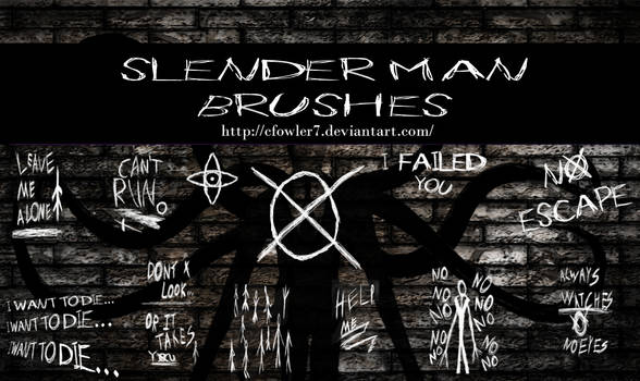 PS Brushes - Slender Man (Update)