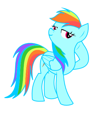 Rainbow Dash Vector