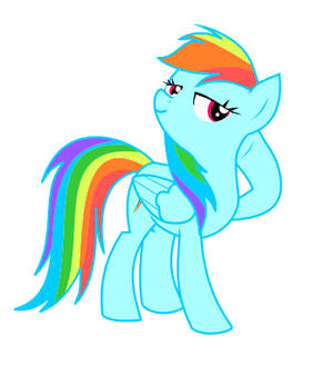 Rainbow Dash Vector