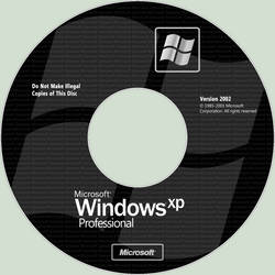 Windows XP Professional Lightscribe Disc Label