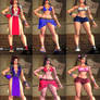 ChunLI hot Girl 3 costumes